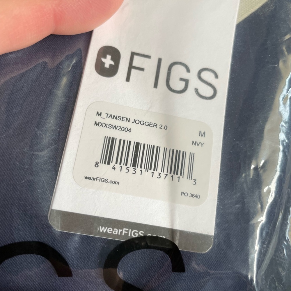 Figs Navy scrub set, pants and top